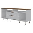 Manhattan Comfort Rockefeller Wood TV Stand for TVs up to 60