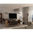 Manhattan Comfort Rockefeller Wood TV Stand for TVs up to 60