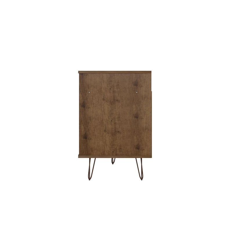 Manhattan Comfort Rockefeller Wood TV Stand for TVs up to 60