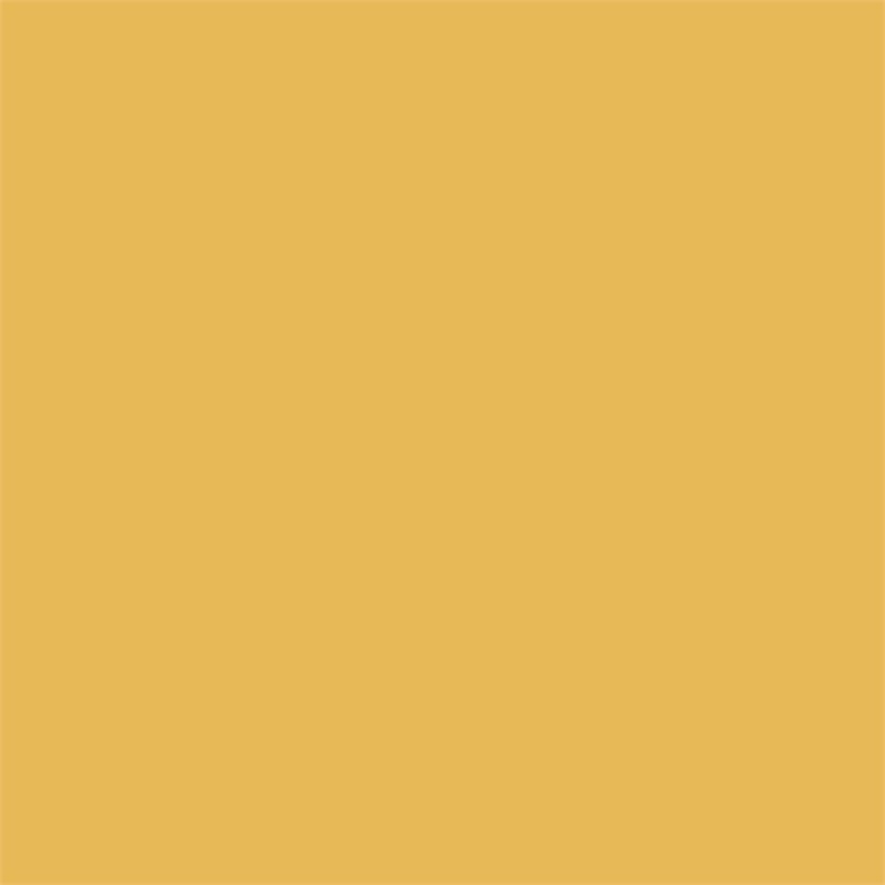Manhattan Comfort Geta Linen Fabric/Wood Ottoman in Yellow/Antique Walnut