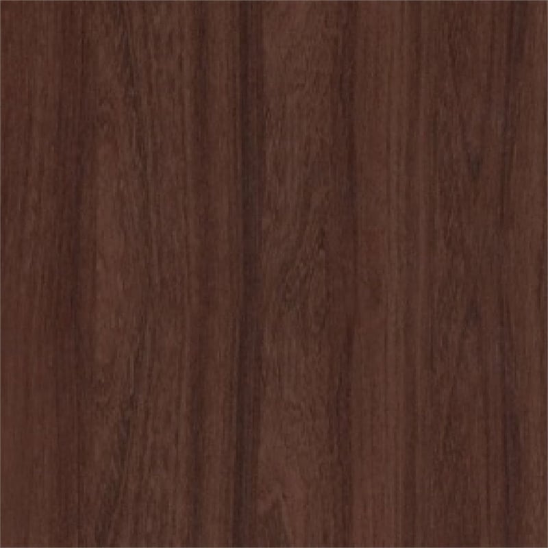 Manhattan Comfort Olinda 5 Shelves Wood Bookcase in Nut Brown