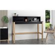 Manhattan Comfort Bowery Mid-Century Solid Wood Desk in Black/Oak