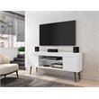 Manhattan Comfort Bradley 4 Shelves Wood TV Stand for TVs up to 60