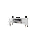 Manhattan Comfort Bradley 4 Shelves Wood TV Stand for TVs up to 60