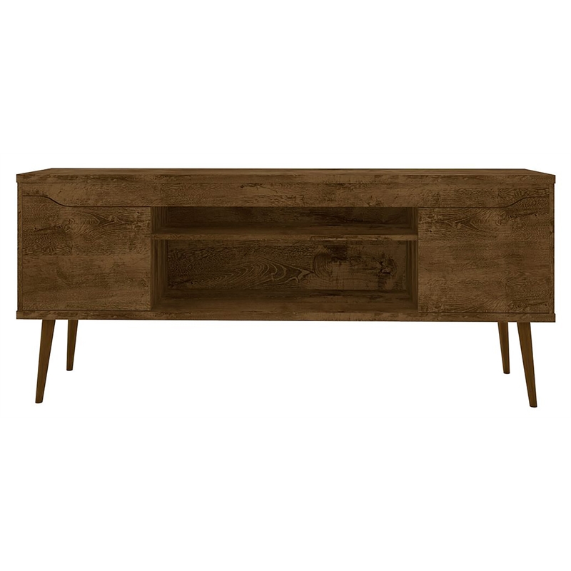 Manhattan Comfort Bradley 4 Shelves Wood TV Stand for TVs up to 60