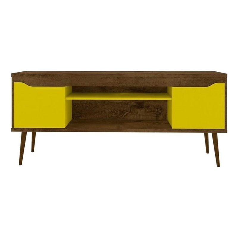 Manhattan Comfort Bradley Wood TV Stand for TVs up to 60
