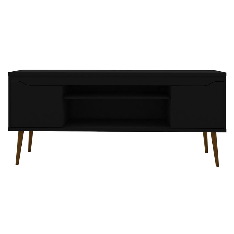 Manhattan Comfort Bradley 4 Shelves Wood TV Stand for TVs up to 60