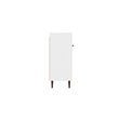Manhattan Comfort Bradley 4 Shelves Wood Buffet Stand in White