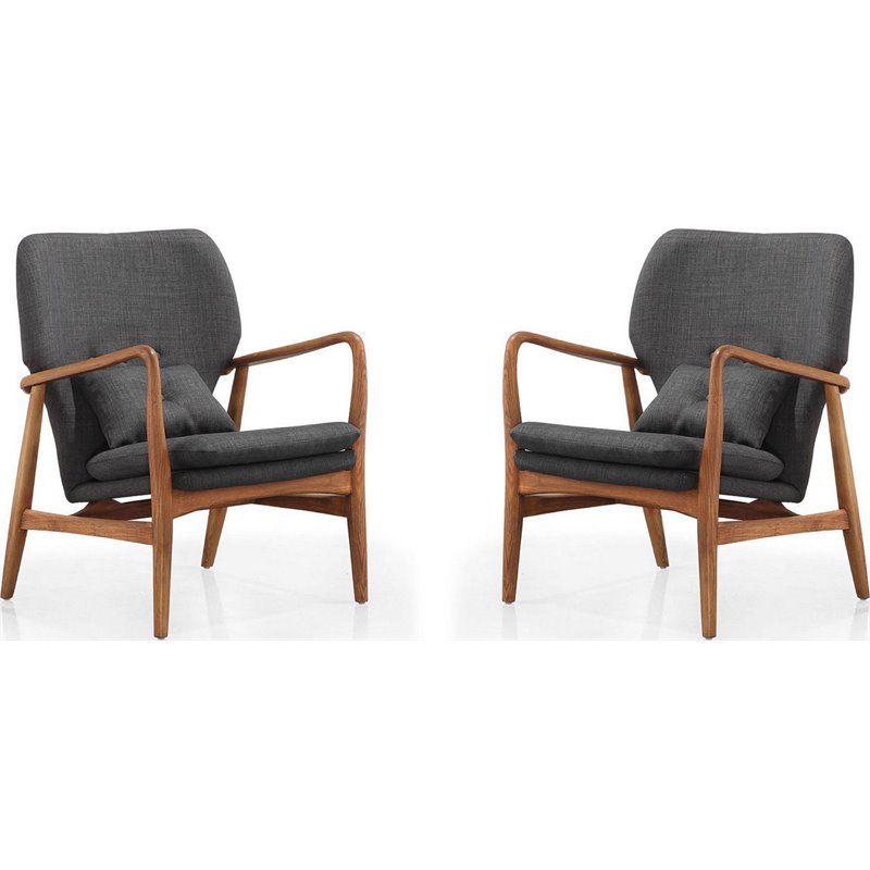 Walnut accent online chair