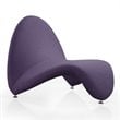 Manhattan Comfort MoMa Fabric Accent Chair in Purple (Set of 2)