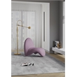 Manhattan Comfort MoMa Fabric Accent Chair in Purple (Set of 2)