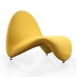 Manhattan Comfort MoMa Fabric Accent Chair in Yellow (Set of 2)