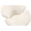Manhattan Comfort Tulip Velvet Swivel Accent Chair in White (Set of 2)