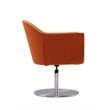 Manhattan Comfort Voyager Fabric Accent Chair in Orange (Set of 2)