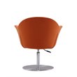 Manhattan Comfort Voyager Fabric Accent Chair in Orange (Set of 2)