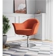 Manhattan Comfort Voyager Fabric Accent Chair in Orange (Set of 2)