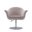 Manhattan Comfort Voyager Fabric Accent Chair in Barley Gray (Set of 2)