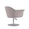 Manhattan Comfort Voyager Fabric Accent Chair in Barley Gray (Set of 2)