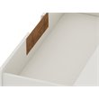 Manhattan Comfort Rockefeller 3-Drawer Wood Dresser in Off White (Set of 2)