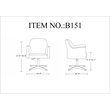 Manhattan Comfort Pelo Faux Leather Accent Chair in Orange (Set of 2)