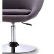 Manhattan Comfort Hopper Fabric Adjustable Height Accent Chair in Gray(2 Pc)