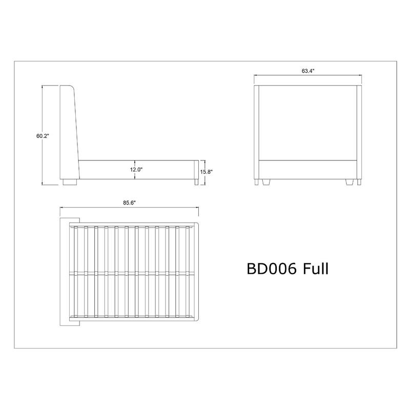 Manhattan Comfort Parlay Velvet Upholstered Full Size Bed Frame in Blush Pink