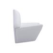 Manhattan Comfort Kiss Faux Leather 2-Seater Loveseat in White