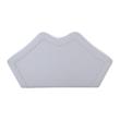 Manhattan Comfort Kiss Faux Leather 2-Seater Loveseat in White