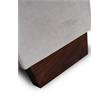 Manhattan Comfort Parlay Velvet Upholstered Full Size Bed Frame in Gray