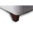 Manhattan Comfort Parlay Velvet Upholstered Full Size Bed Frame in Gray