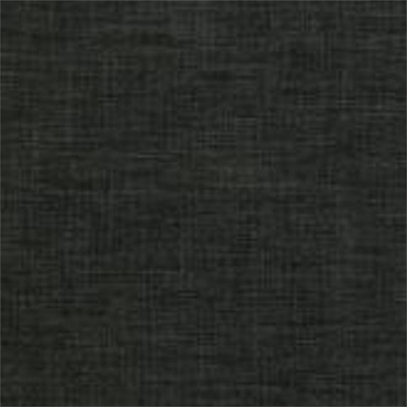 Manhattan Comfort Empire Fabric Upholstered Full Bed Frame in Charcoal