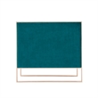 Manhattan Comfort Trillium 3-Piece Velvet Sofa Set in Teal Blue/Rose Gold