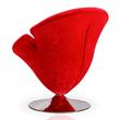 Manhattan Comfort Tulip Velvet Accent Chair Set in Multi-Color (Set of 5)