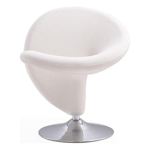 Manhattan Comfort Curl Fabric Accent Chair Set in Multi-Color (Set of 8)