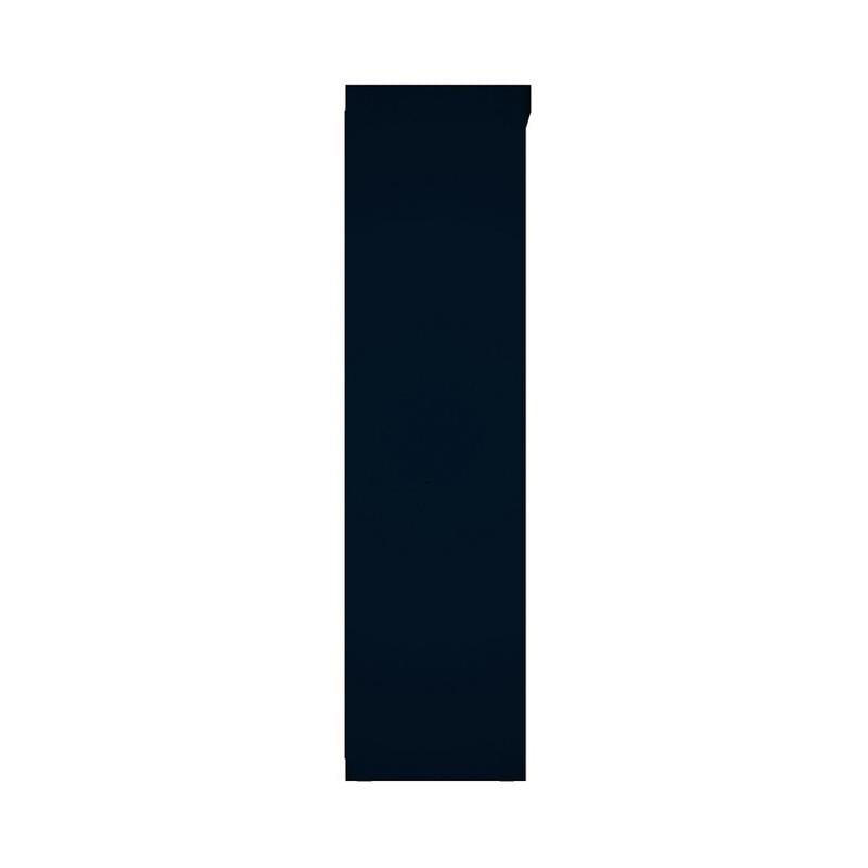 Manhattan Comfort Mulberry Double Hanging Wood Wardrobe Closet in Midnight Blue