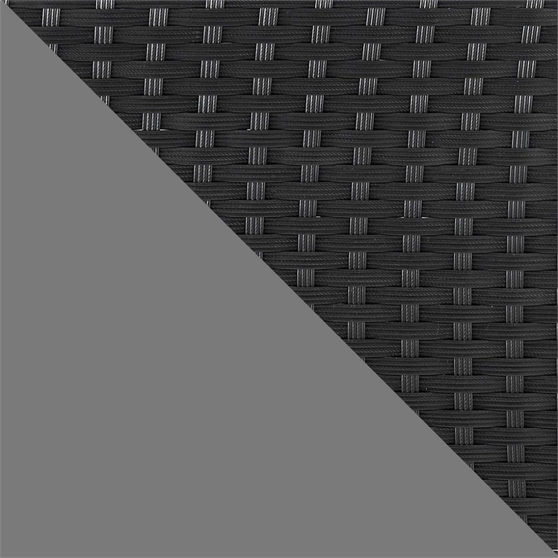 Manhattan Comfort Imperia 3-Piece Rattan Patio Conversation Set in Gray