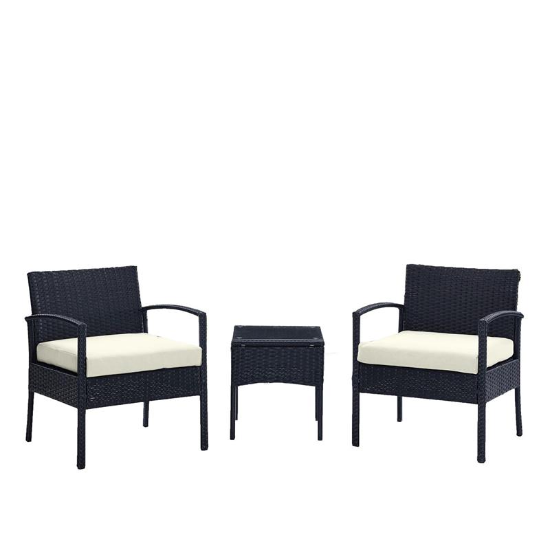 Cream rattan garden discount furniture