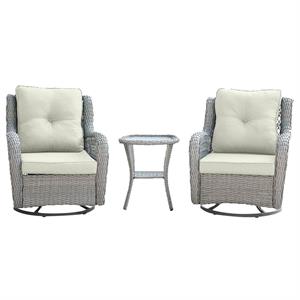 fruttuo patio 2- person seating group with end table