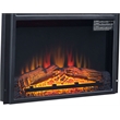 Manhattan Comfort Electric Metal Fireplace Box Insert in Black
