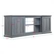 Manhattan Comfort Franklin 2-Door Wood TV Stand for TVs up to 56
