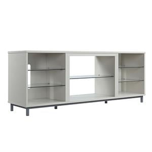Manhattan Comfort Brighton Wood TV Stand for TVs up to 56&quot in Beige