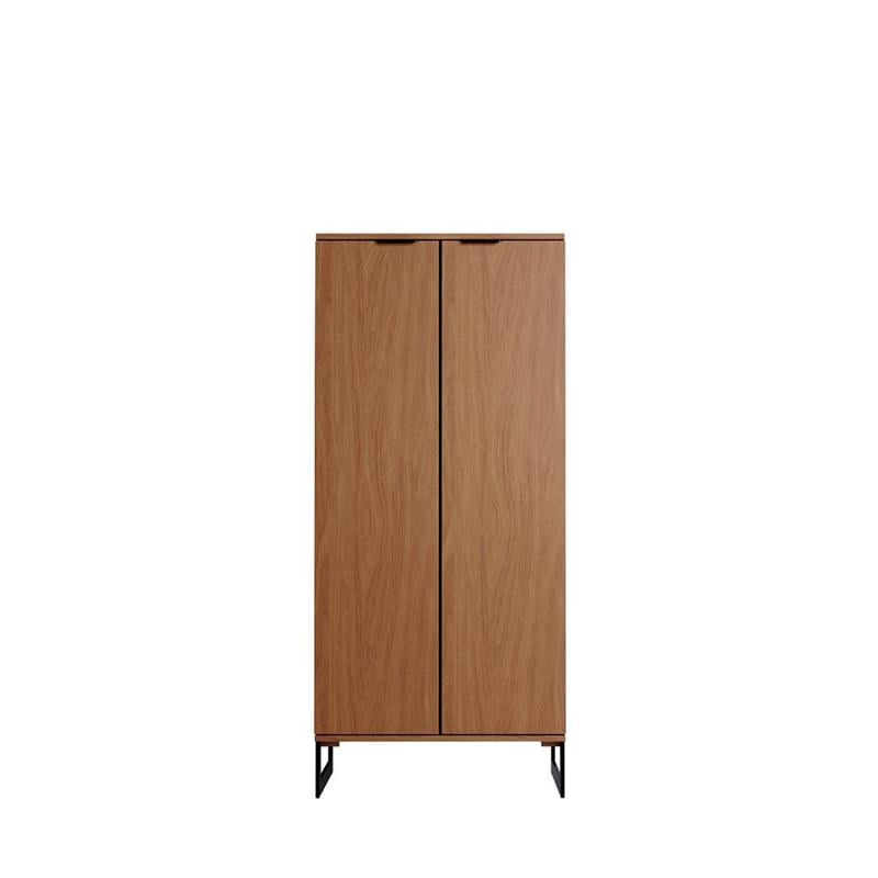 Lexington Contemporary Modern Bookcase with 4 Shelves in Maple Engineered Wood