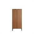 Lexington Contemporary Modern Bookcase with 4 Shelves in Maple Engineered Wood