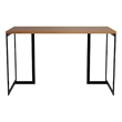 Lexington Contemporary Modern Desk with Metal Base in Maple Cream