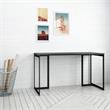 Lexington Contemporary Modern Desk Metal Base in Black Engineered Wood
