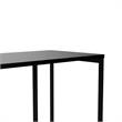 Lexington Contemporary Modern Desk Metal Base in Black Engineered Wood