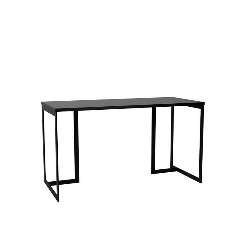 Lexington Contemporary Modern Desk Metal Base in Black Engineered Wood