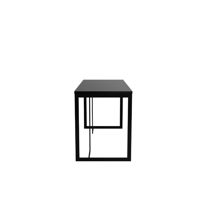 Lexington Contemporary Modern Desk Metal Base in Black Engineered Wood
