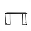 Lexington Contemporary Modern Desk Metal Base in Black Engineered Wood