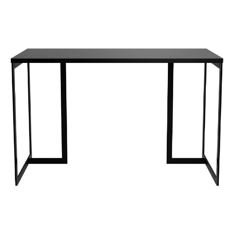 Lexington Contemporary Modern Desk Metal Base in Black Engineered Wood